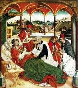 POLACK, Jan The Death of St Corbinian France oil painting artist